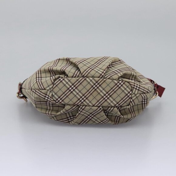 BURBERRY Nova Check Blue Label Shoulder Bag Canvas Beige - Picture 9 of 15
